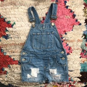 Baby Gap Customized Short Overalls